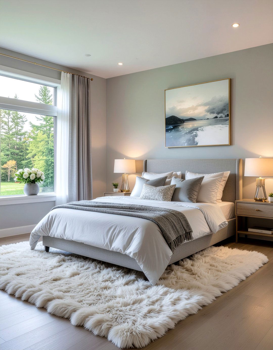 Soft gray bedroom - 30 bedroom gray walls