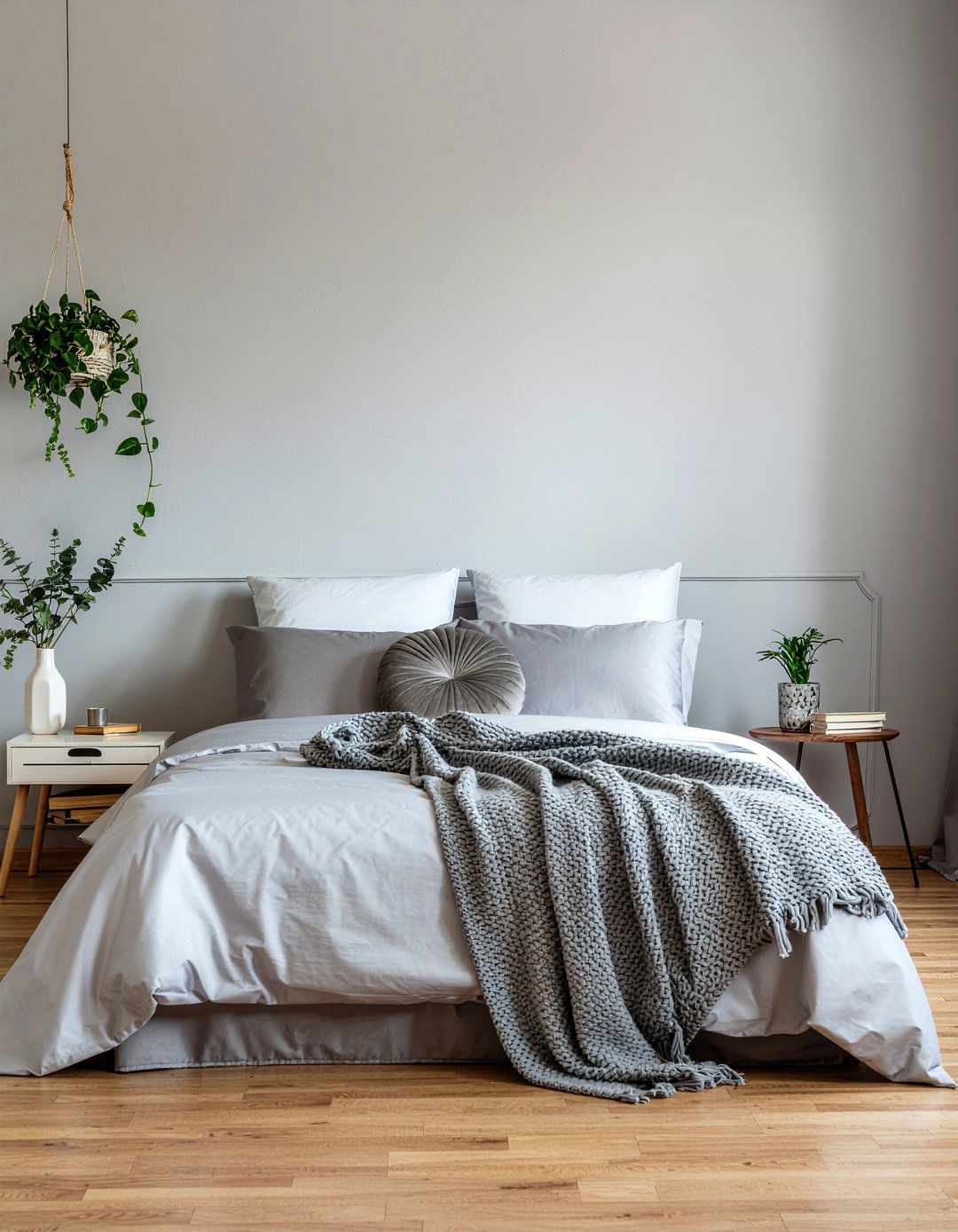 Soft grey bedroom - 30 serene bedroom ideas