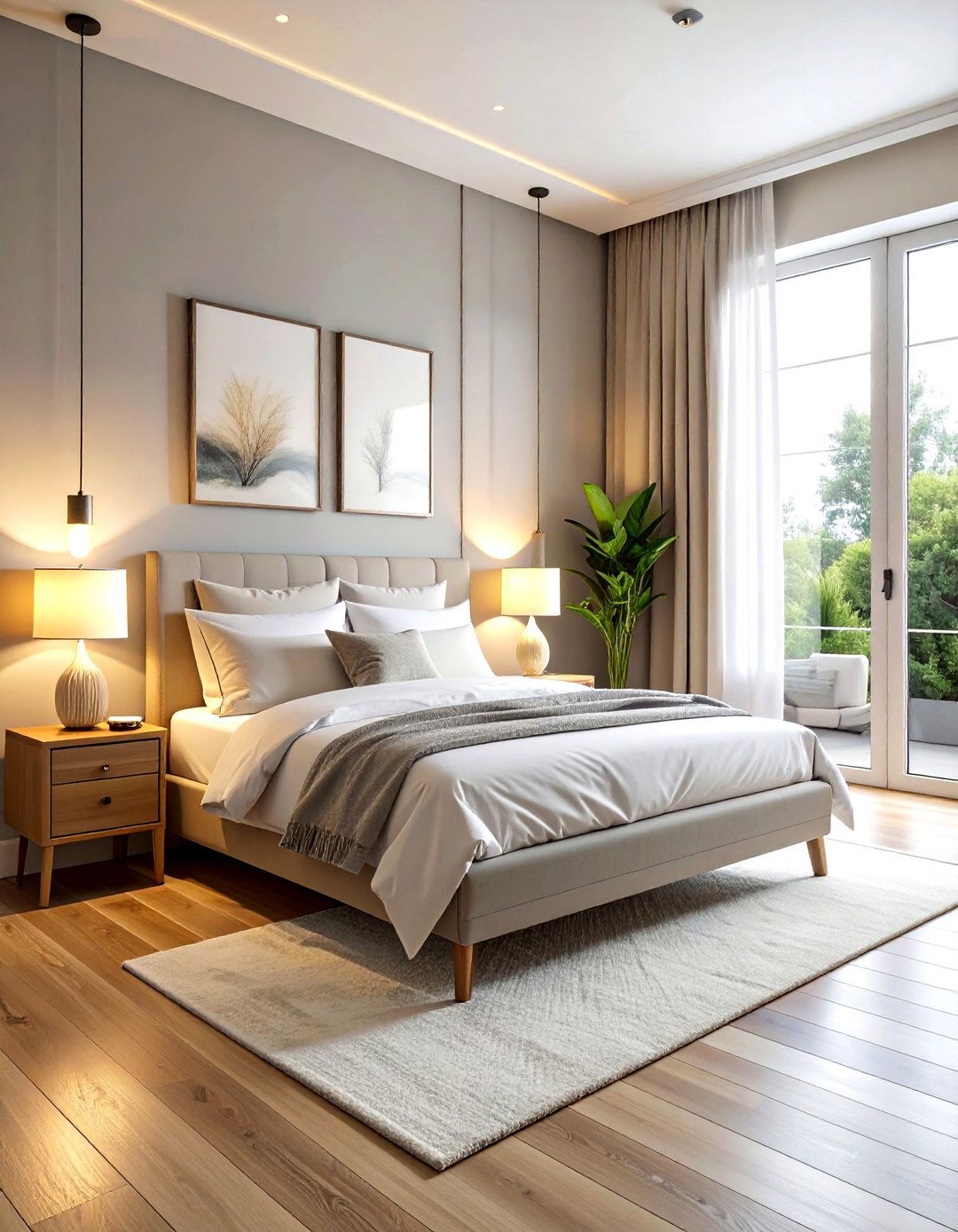 Soft grey bedroom - 30 grey bedroom design ideas