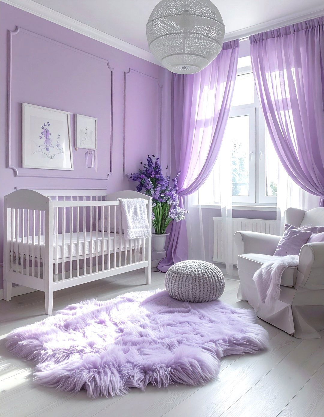 Soft lavender nursery - 30 cool paint color ideas