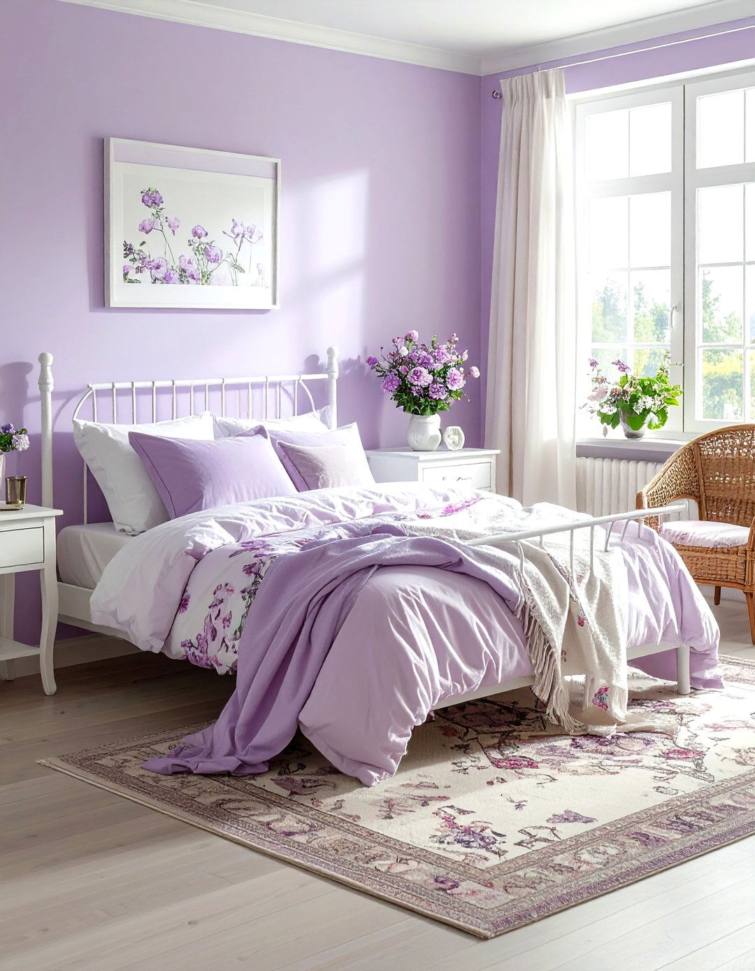 Soft lavender paint - 30 paint color ideas