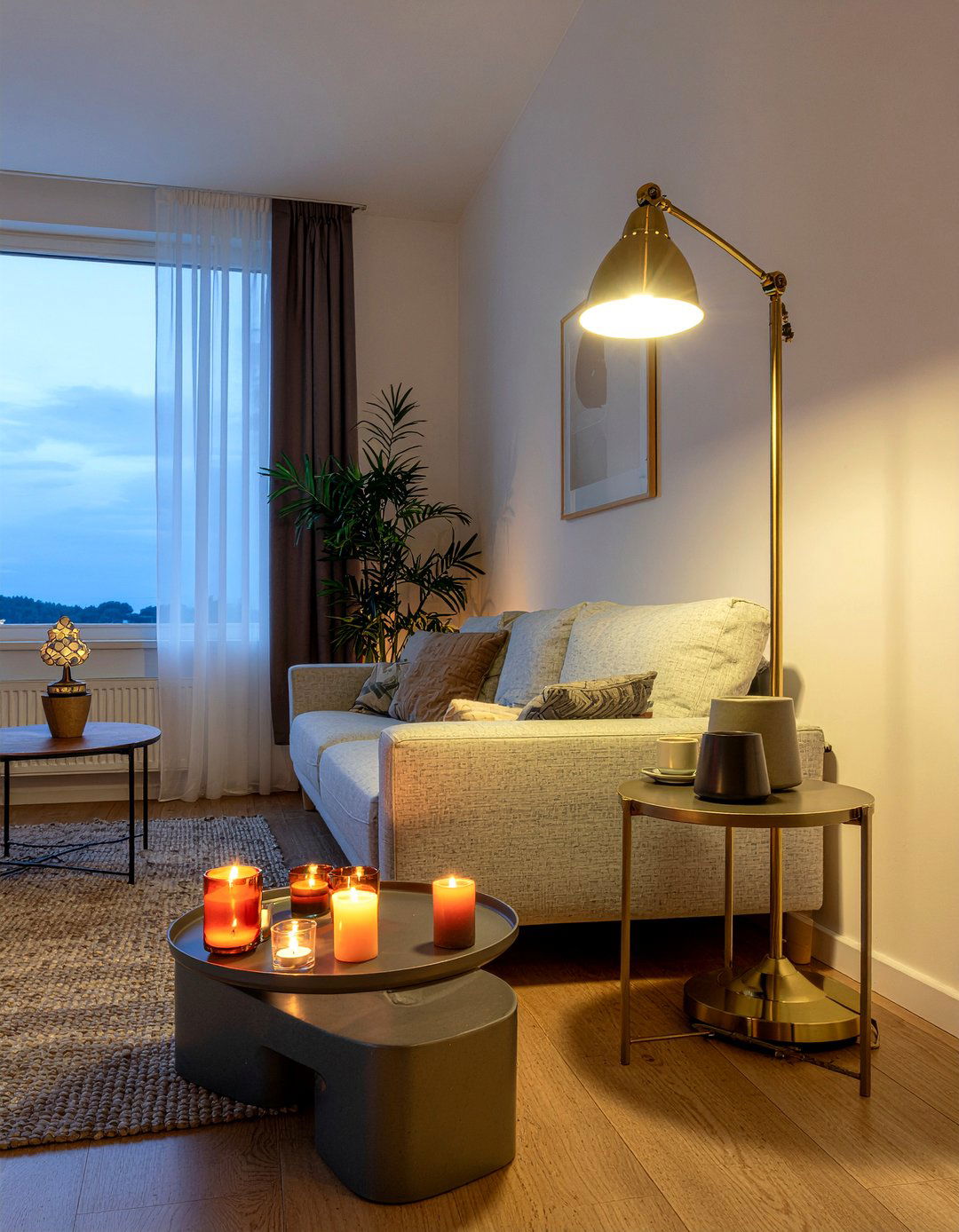 Soft lighting - 30 Norwegian living room ideas