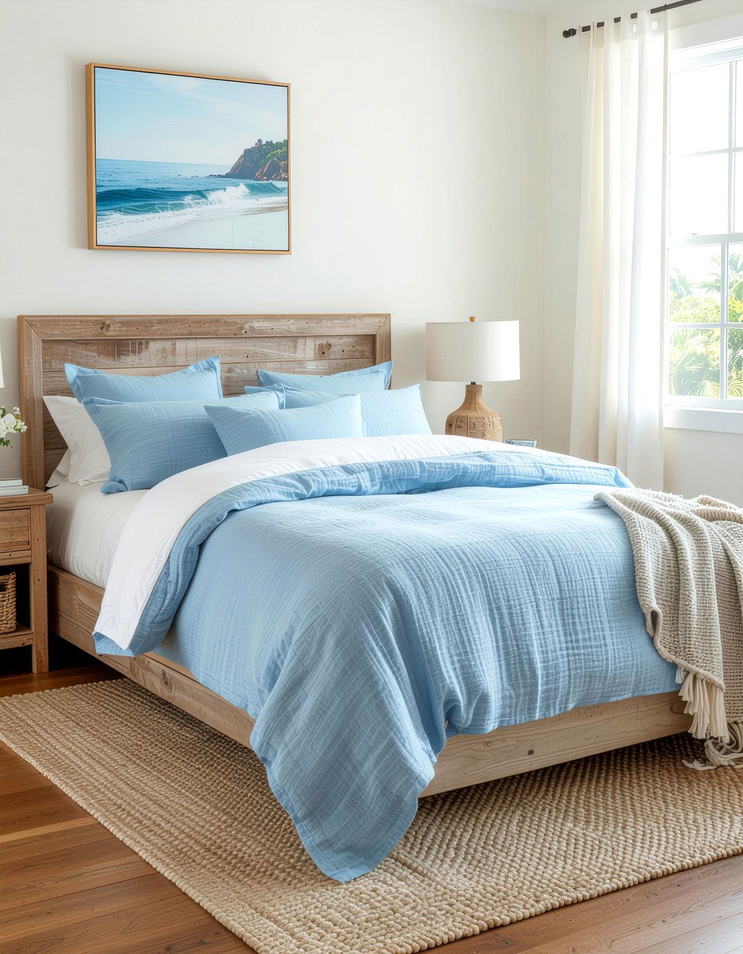 Soft linen duvet cover - 30 better sleep bedroom ideas