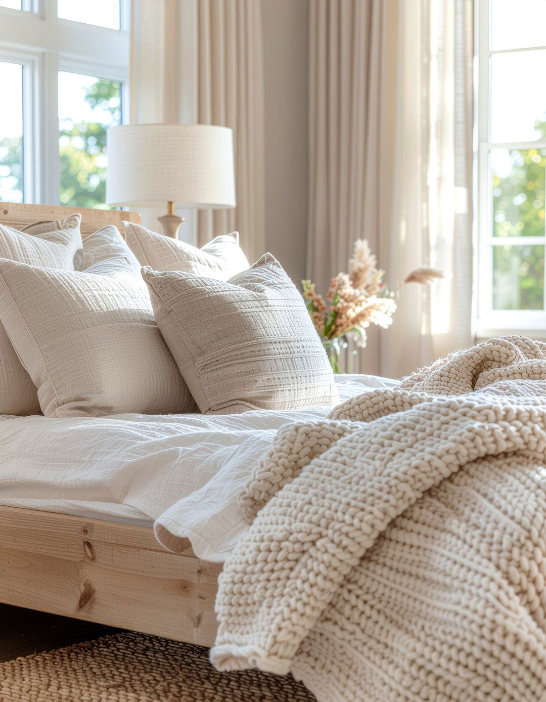 Soft neutral color palette - 30 serene bedroom ideas
