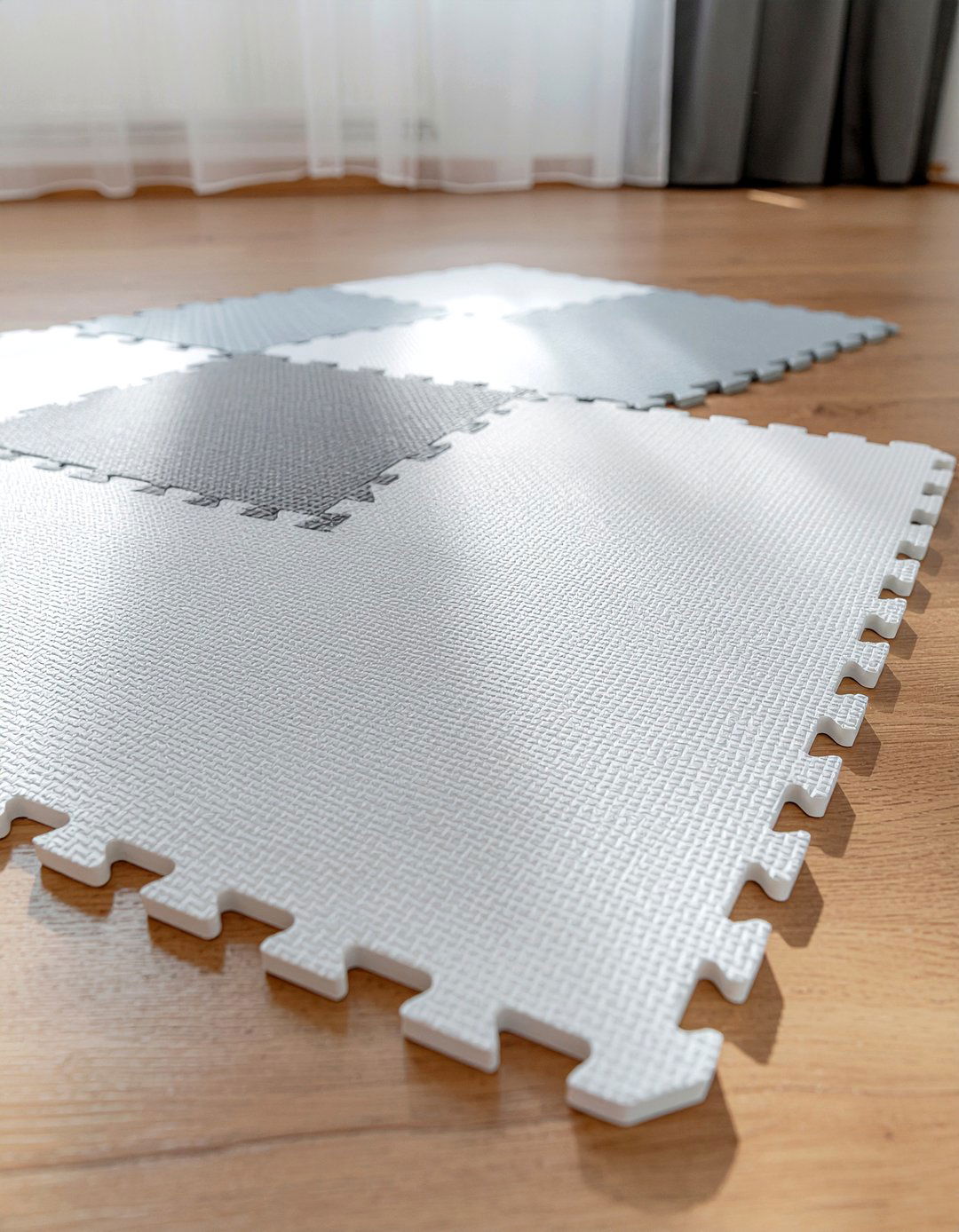 Soft play mats - 30 baby proof living room ideas