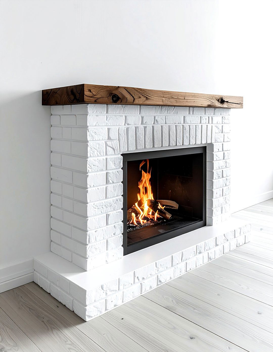 Soft white fireplace - 30 cool paint color ideas