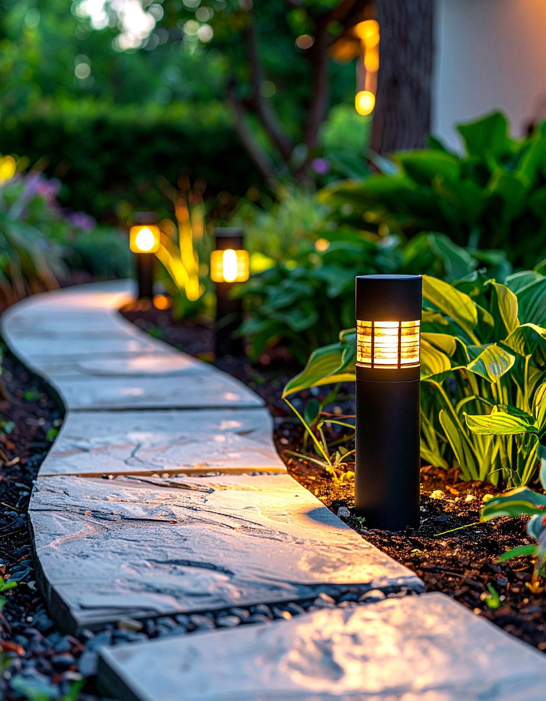 Solar Garden Lights - 30 backyard decor ideas
