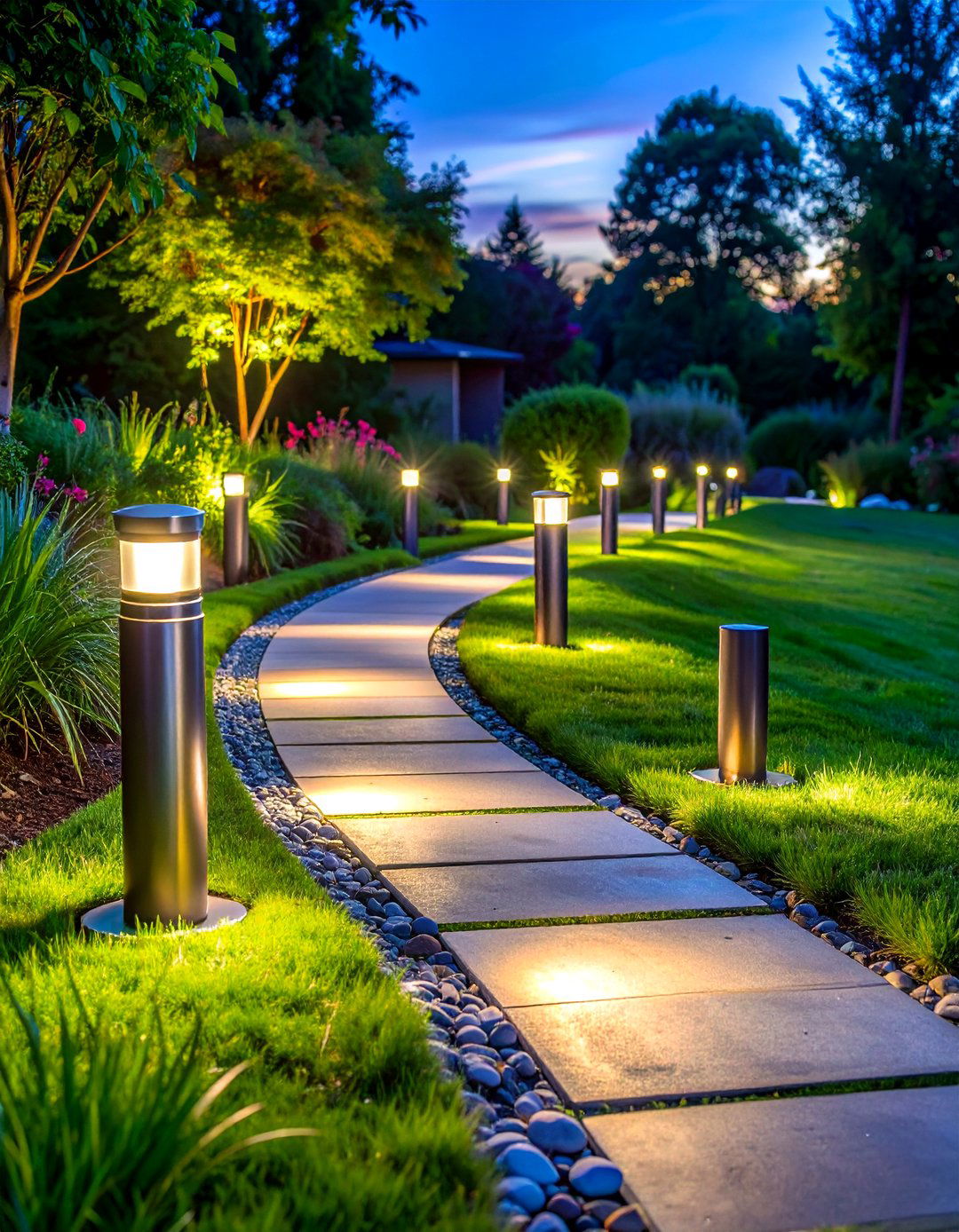Solar Path Lights - 30 outdoor decor ideas
