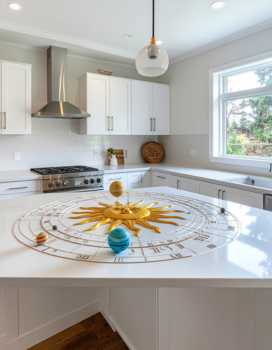 Solar System Clock - 30 solar system bedroom ideas