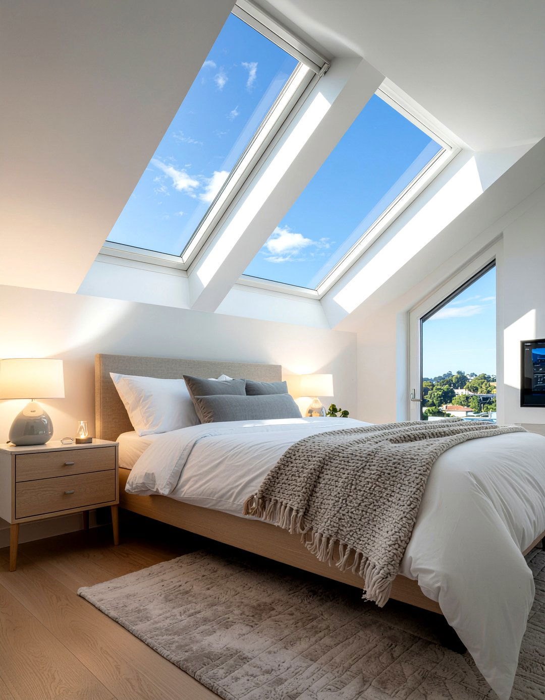Solar powered bedroom skylight - 30 bedroom skylights