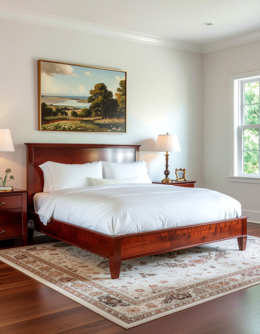 Solid Cherry Wood Bed - 30 wooden bed frames