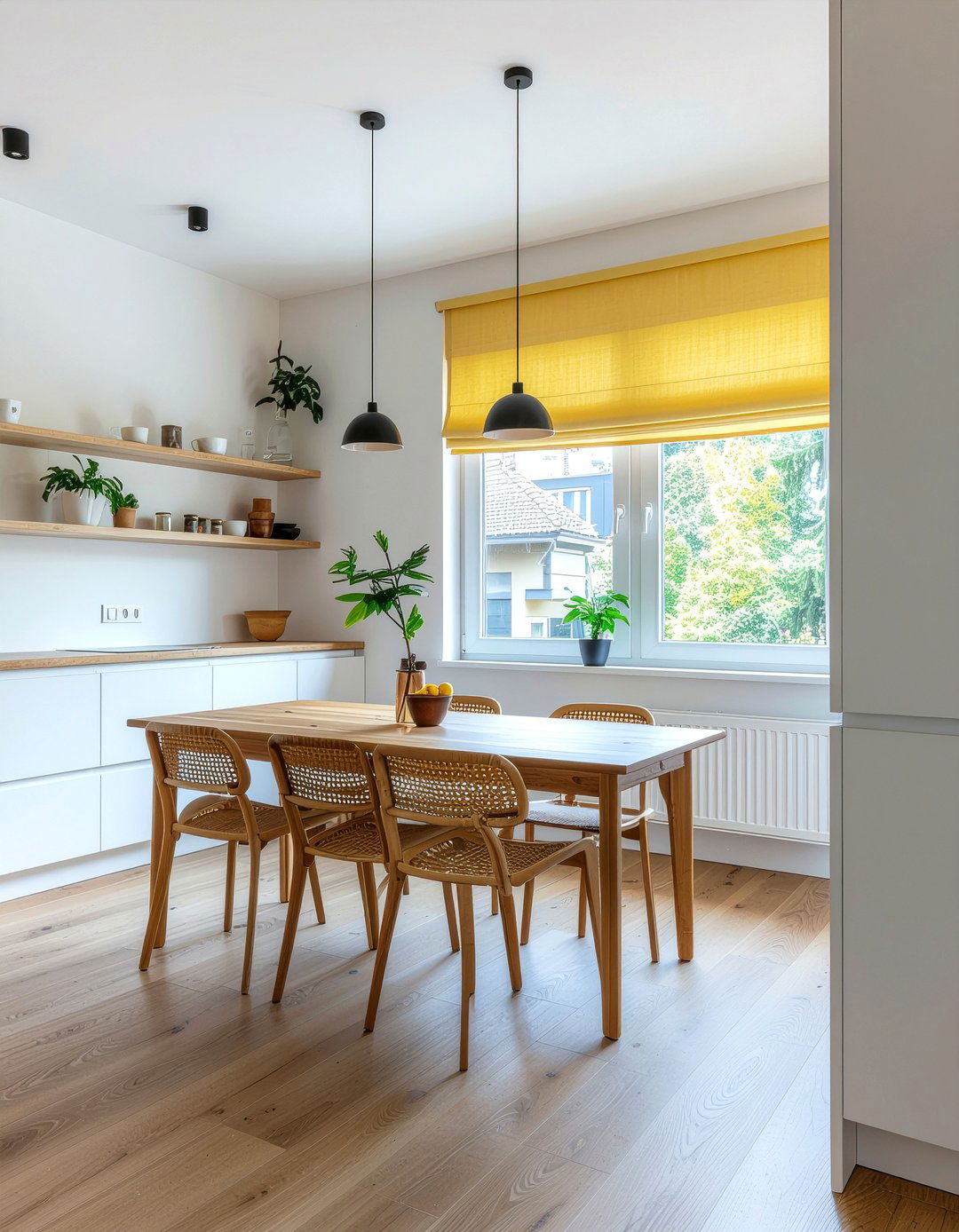 Solid Color Cafe Curtain - 30 kitchen cafe curtain ideas