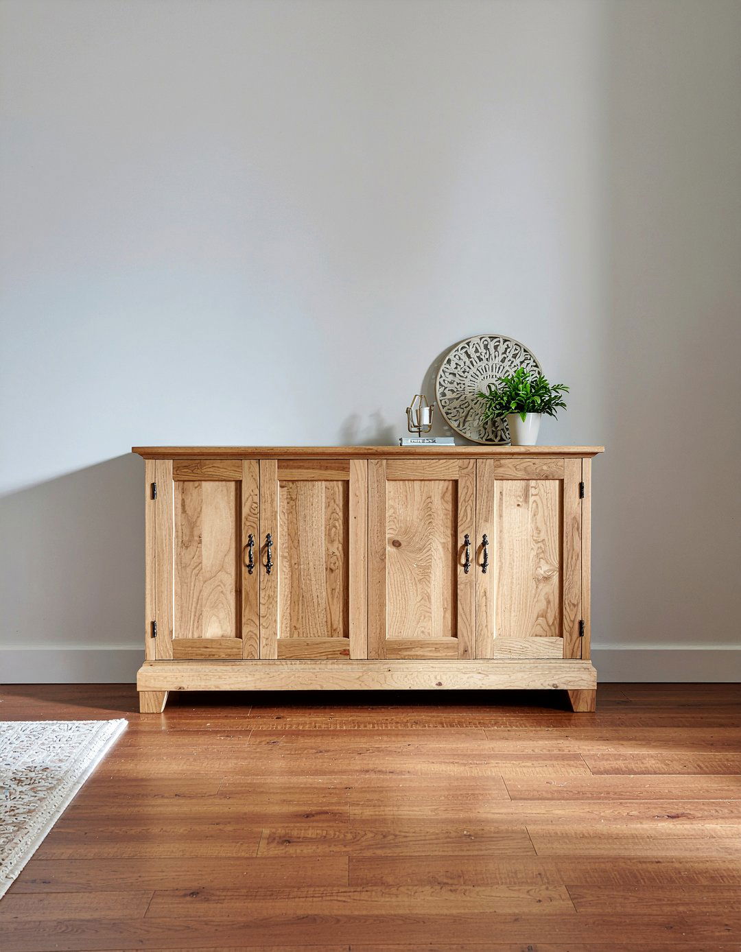 Solid Oak Credenza - 30 living room Mexican furniture ideas