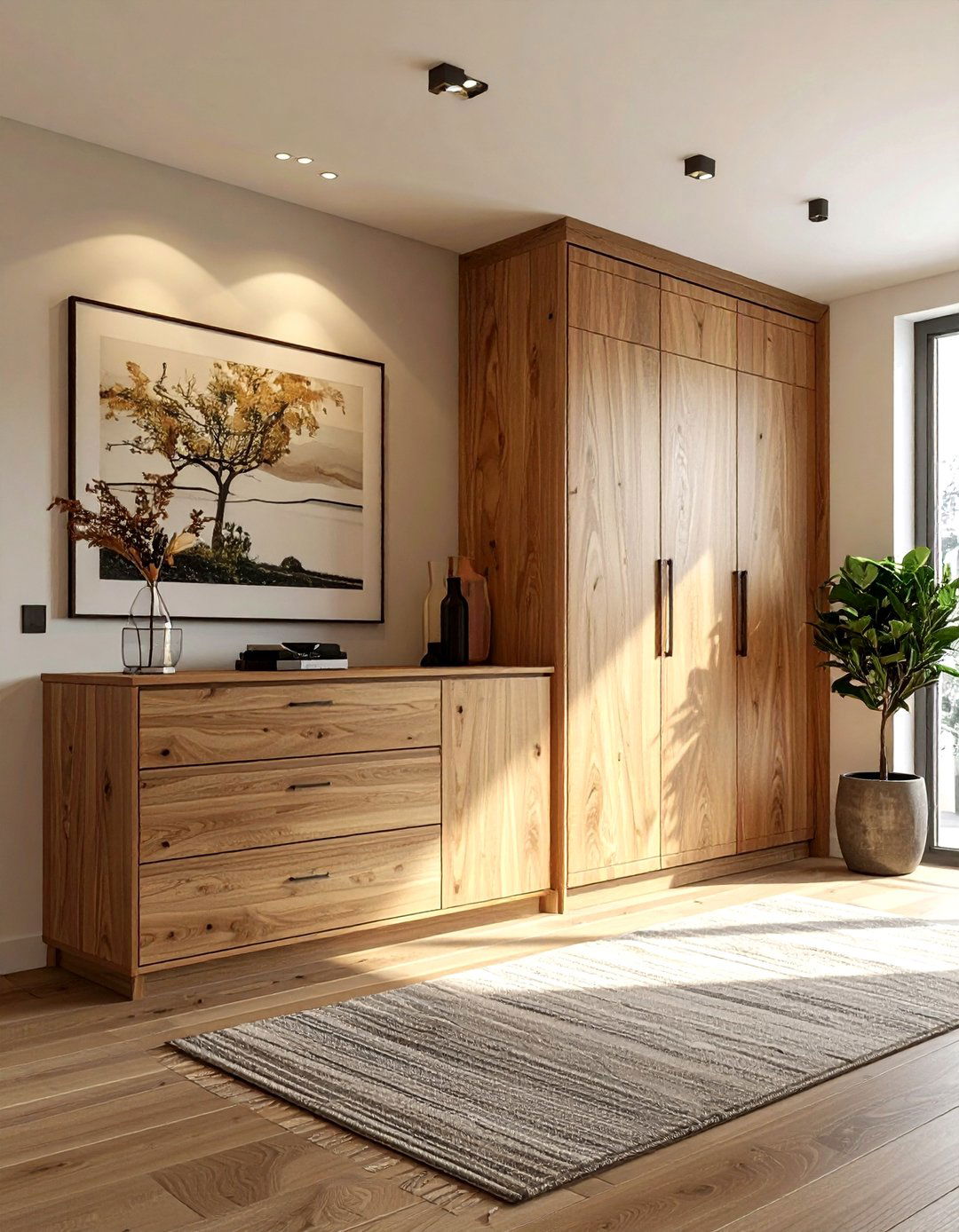 Solid Oak Wardrobe - 30 secondhand bedroom ideas