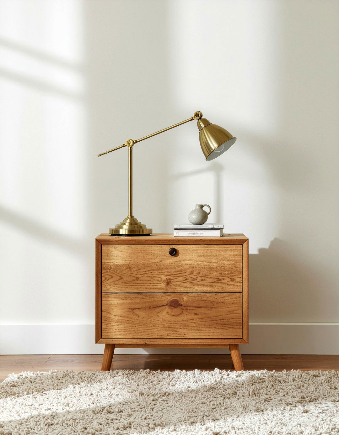 Solid Pine Nightstand - 30 bedroom pine furniture ideas