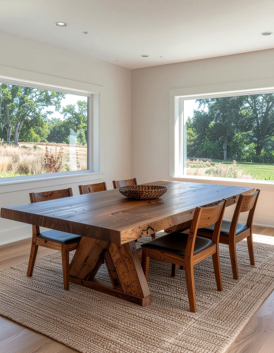 Solid Wood Dining Table - 30 dining room investment piece ideas