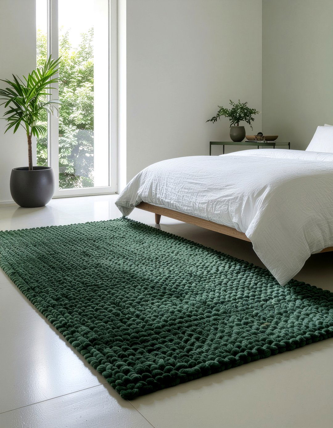 Solid color rug - 30 bedroom rugs