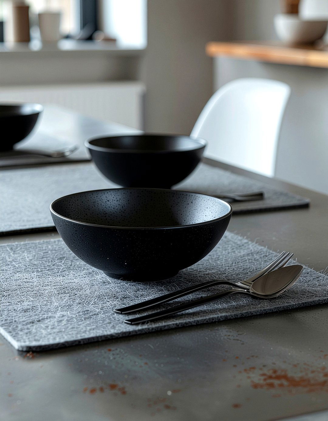 Solid felt placemat - 30 placemat dining ideas