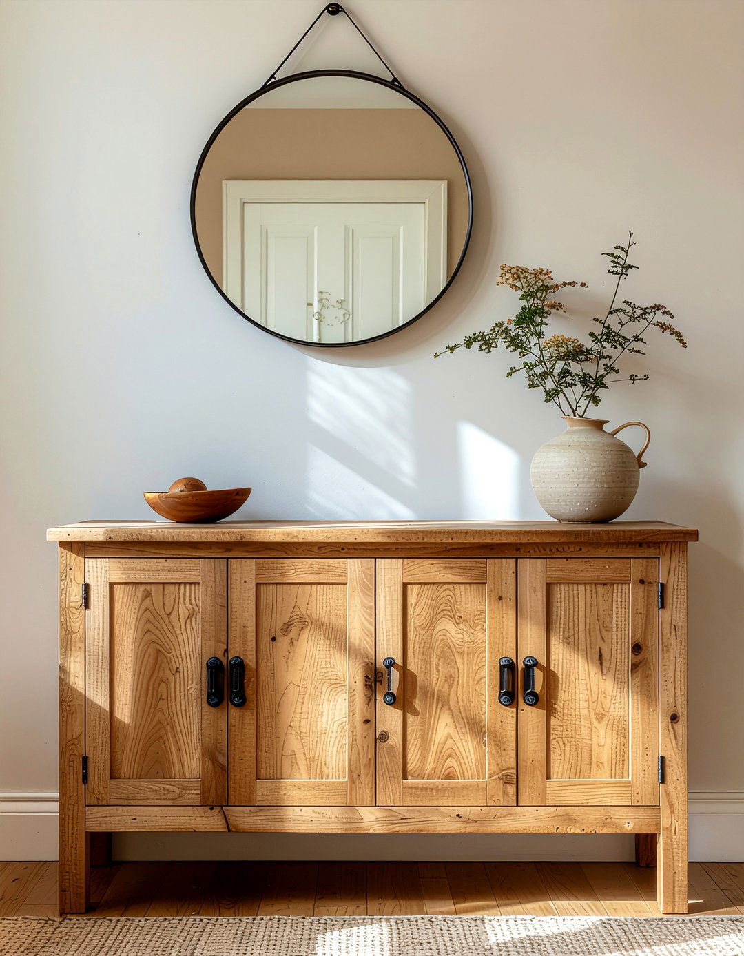 Solid oak buffet - 30 heirloom dining room ideas
