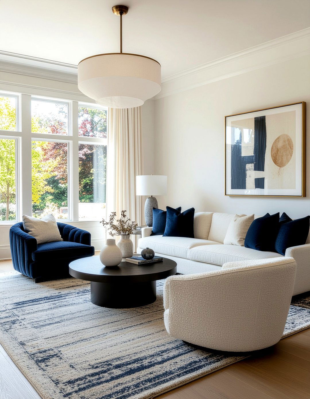 Sophisticated Neutral Living Room - 30 neutral living room ideas