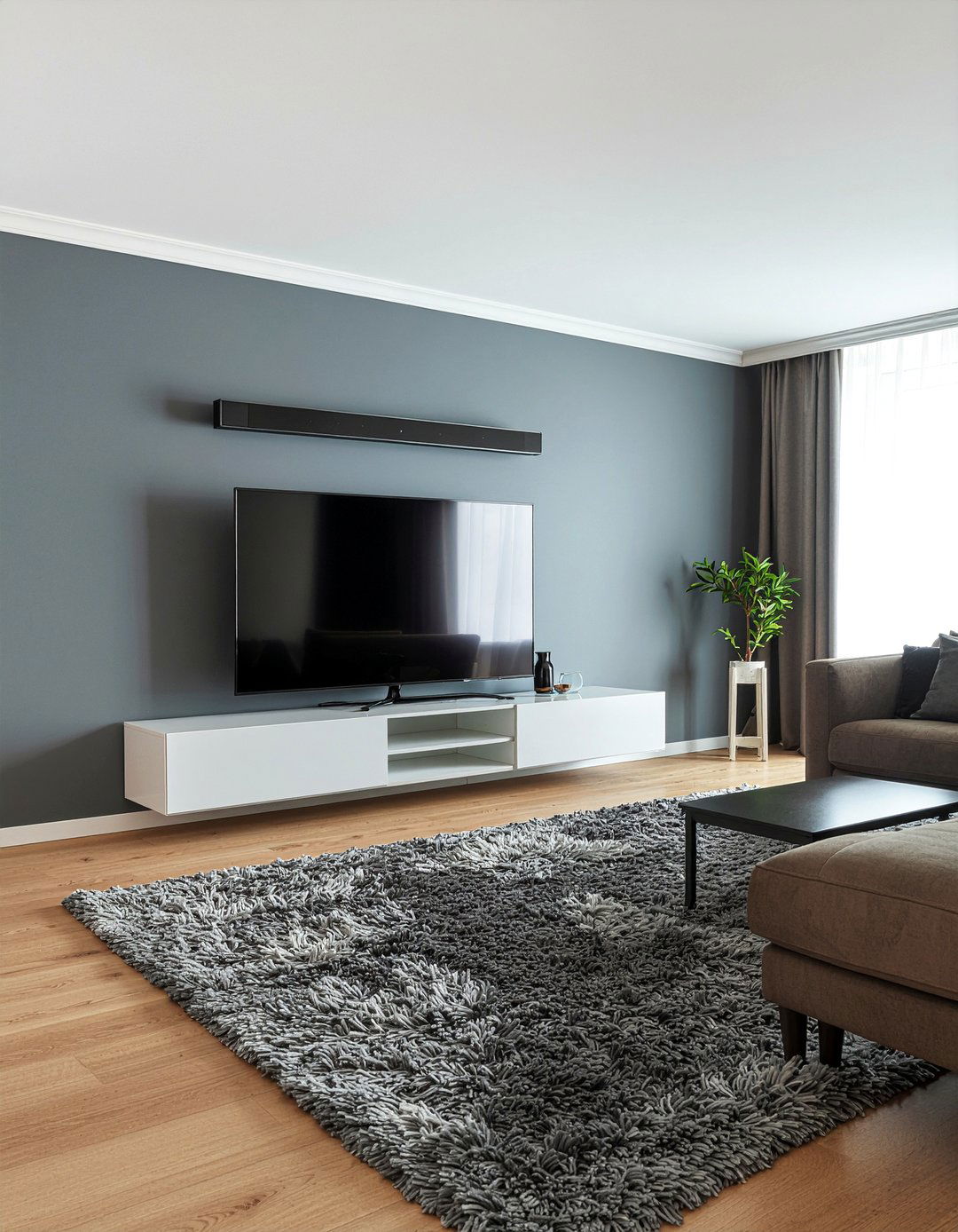 Soundbar Above Television - 30 living room soundbar ideas