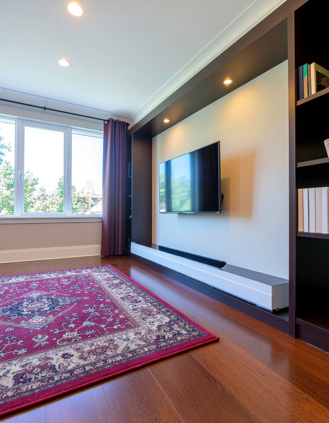 Soundbar Inside Entertainment Center - 30 living room soundbar ideas