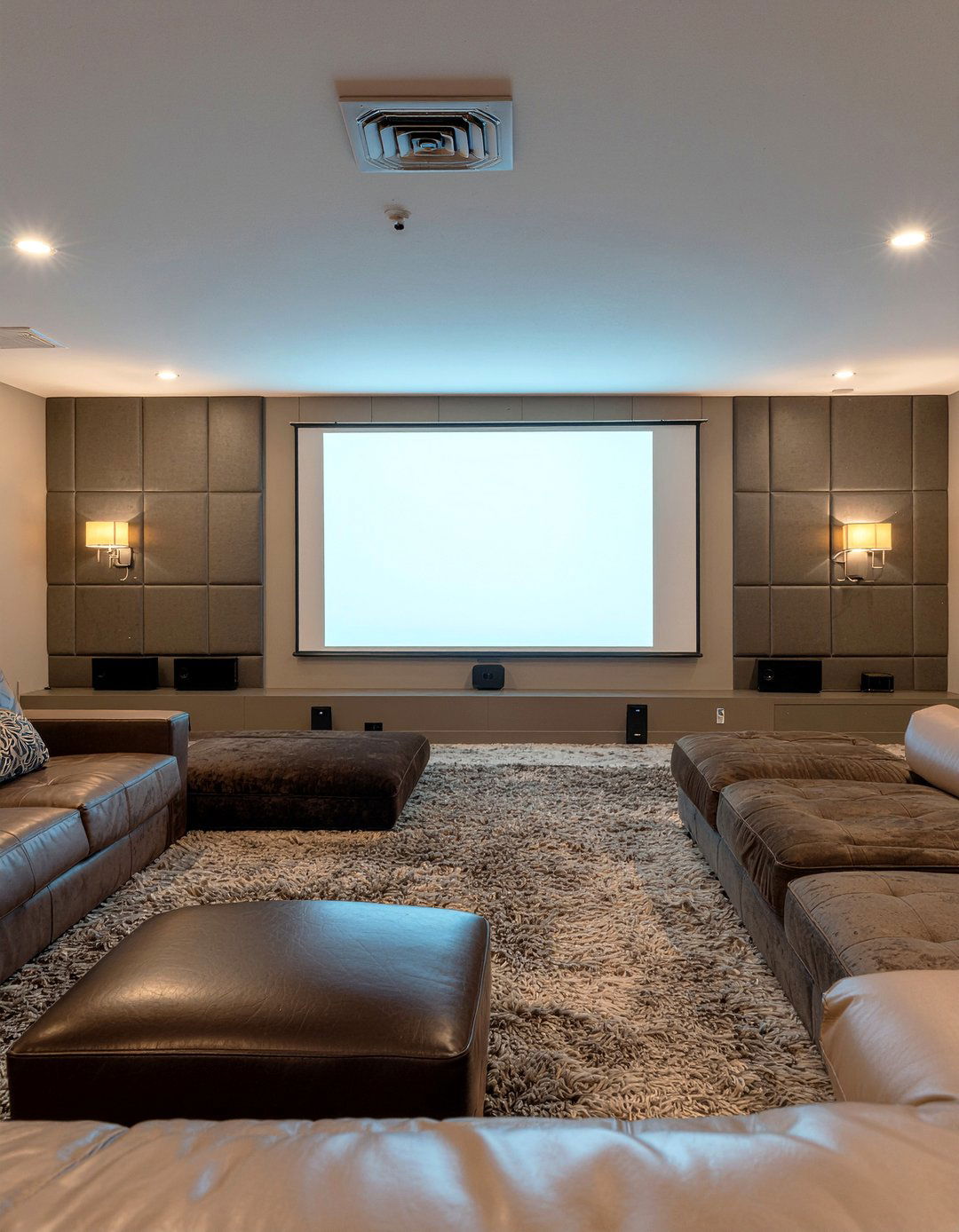 Soundbar Under Projector Screen - 30 living room soundbar ideas