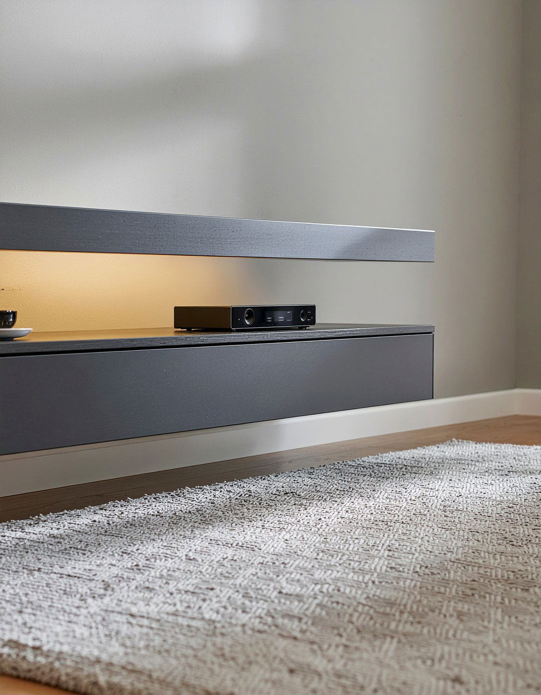 Soundbar Underneath Floating Cabinet - 30 living room soundbar ideas
