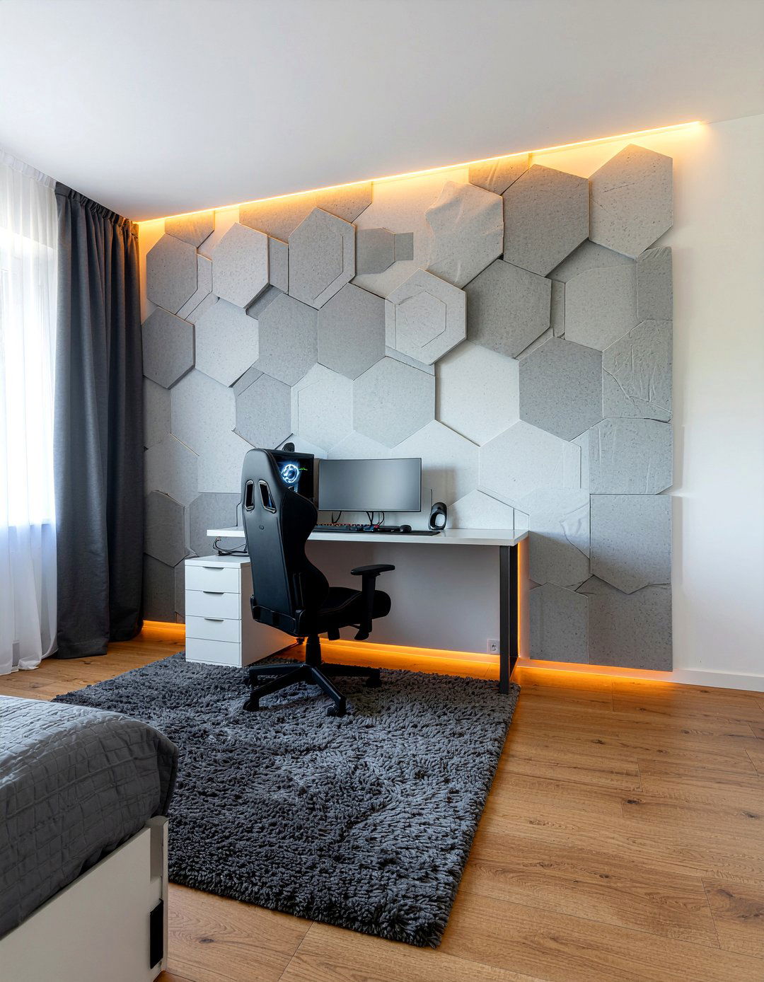 Soundproof Wall Panels - 30 video game bedroom ideas