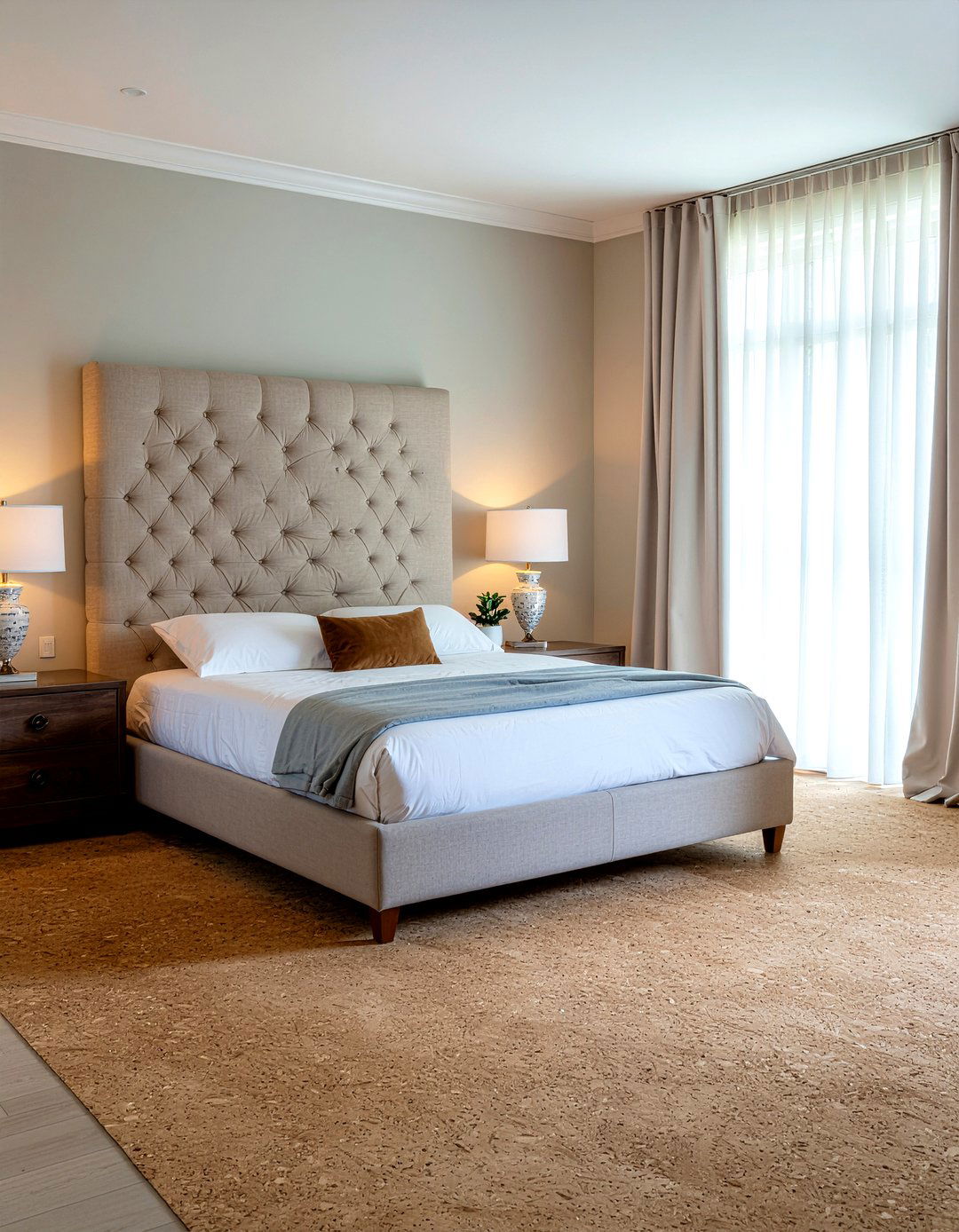 Soundproof cork flooring bedroom - 30 bedroom cork flooring ideas