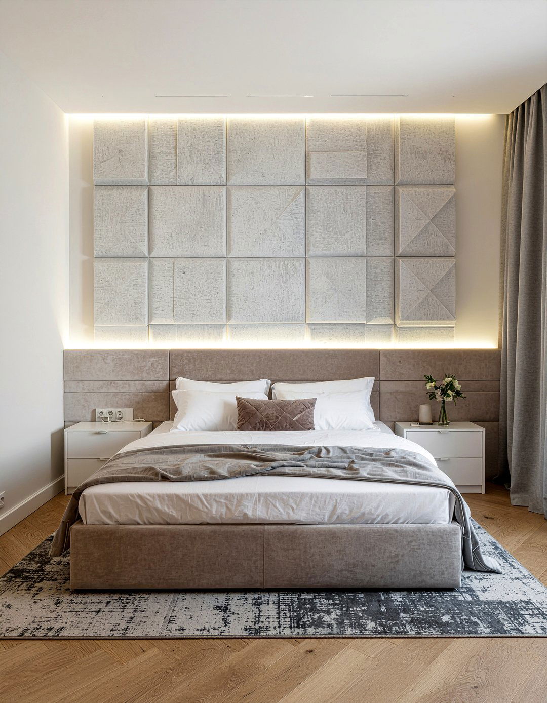 Soundproof wall panels - 30 better sleep bedroom ideas