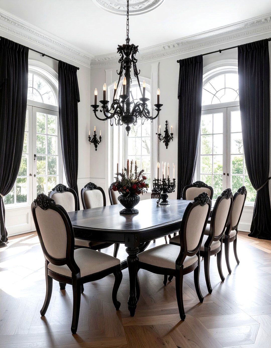 Southern Gothic Dining Room - 30 Nashville dining room ideas