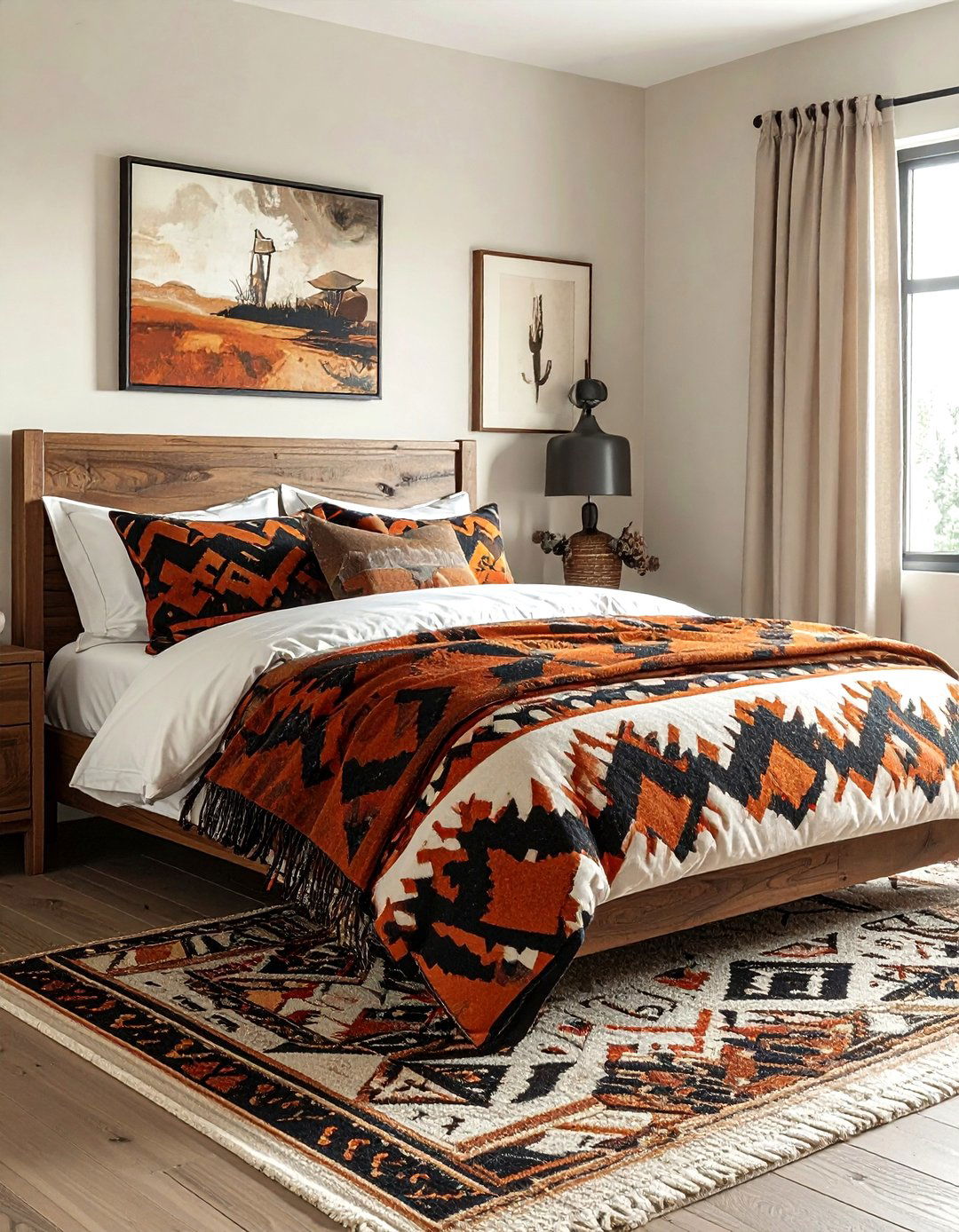 Southwest Bedding - 30 Southwestern home decor ideas