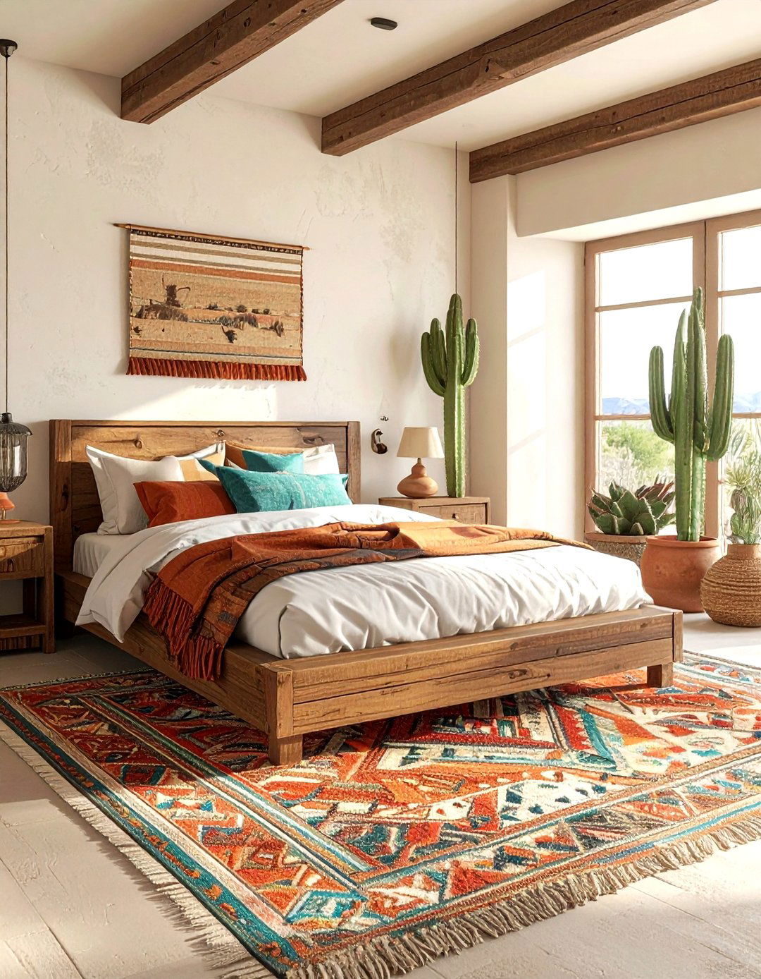 Southwest Inspired Bedroom - 30 bedroom conversation starter ideas