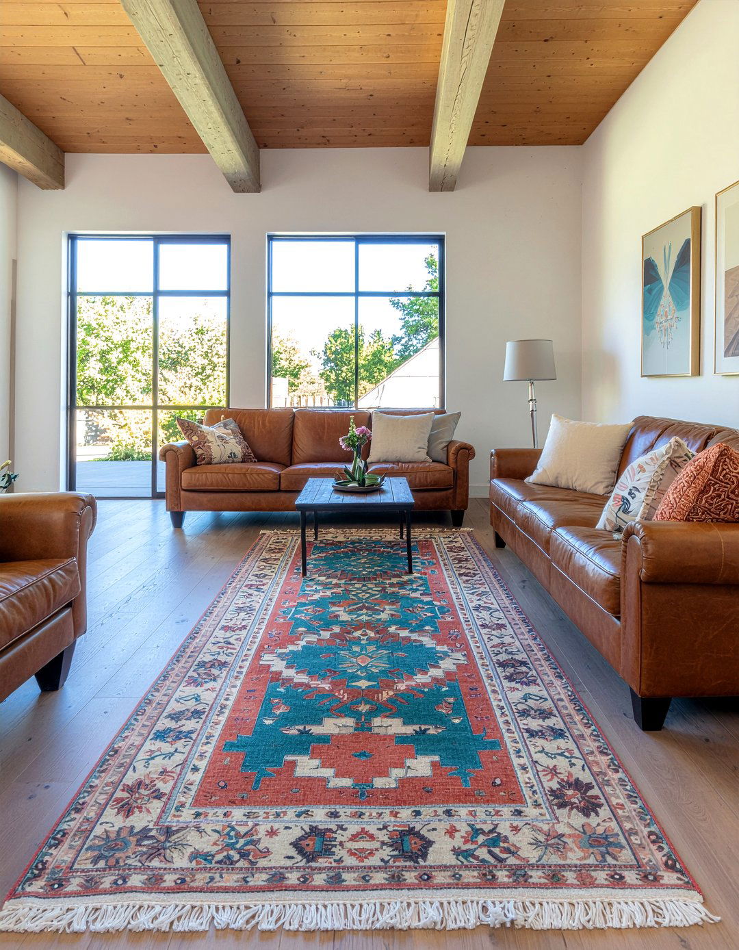Southwestern Kilim Runner - 30 living room runner rugs