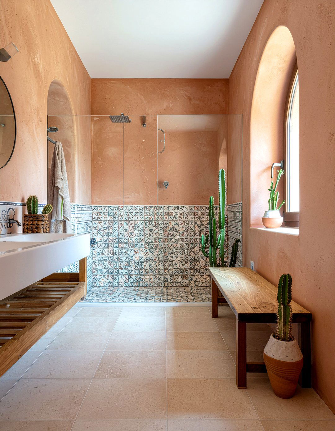 Southwestern Minimalist Bathroom - 30 bathroom style mixing ideas