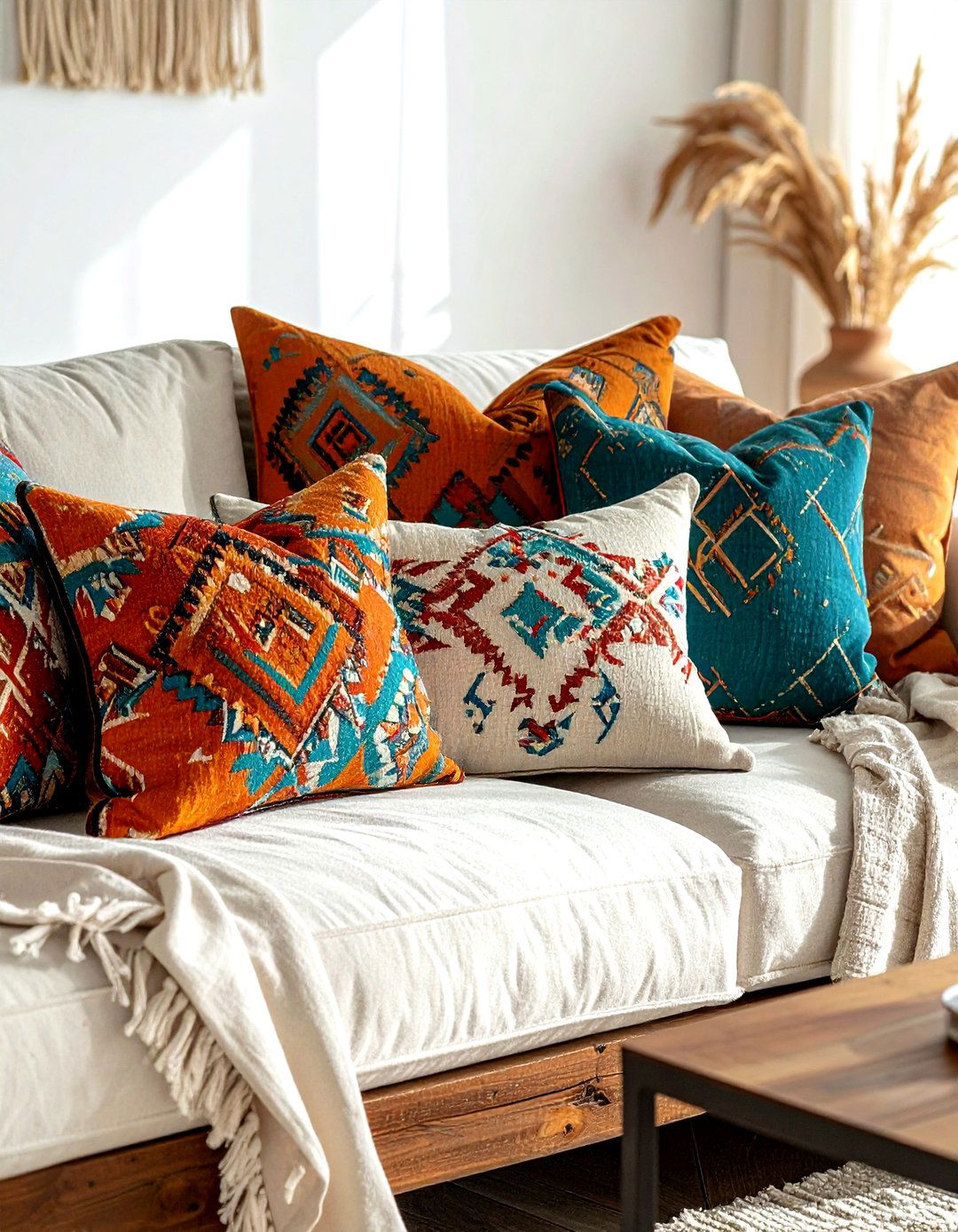 Southwestern Patterned Pillow - 30 desert decor ideas