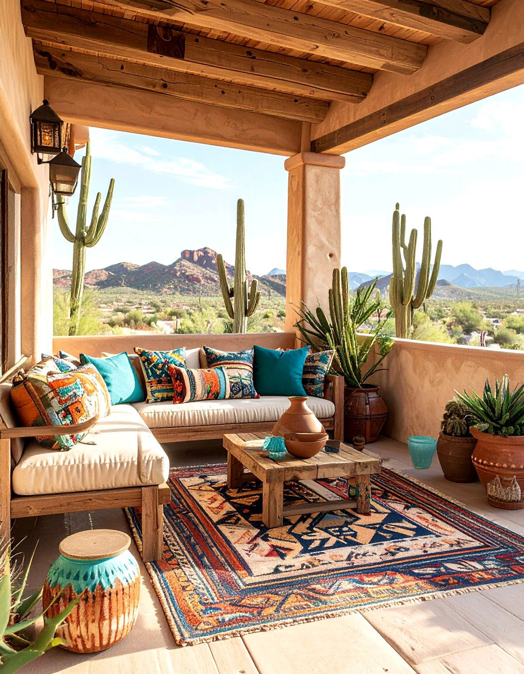 Southwestern Porch - 30 uncomplicated decor ideas