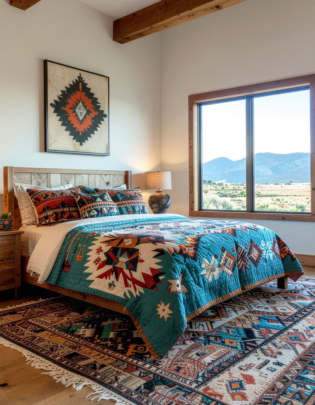 Southwestern Print Quilt - 30 bedroom quilts