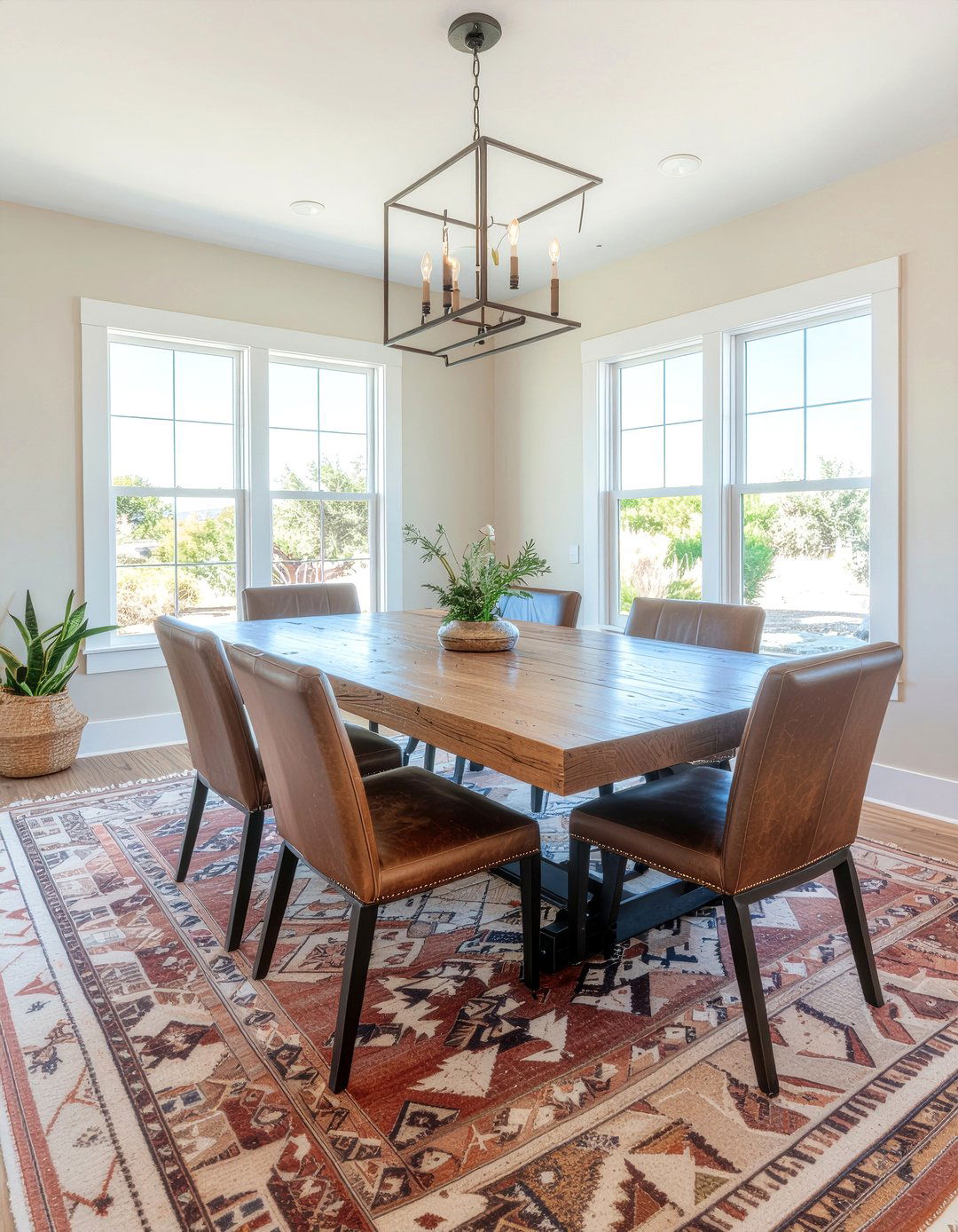 Southwestern modern dining room - 30 dining room style mixing ideas