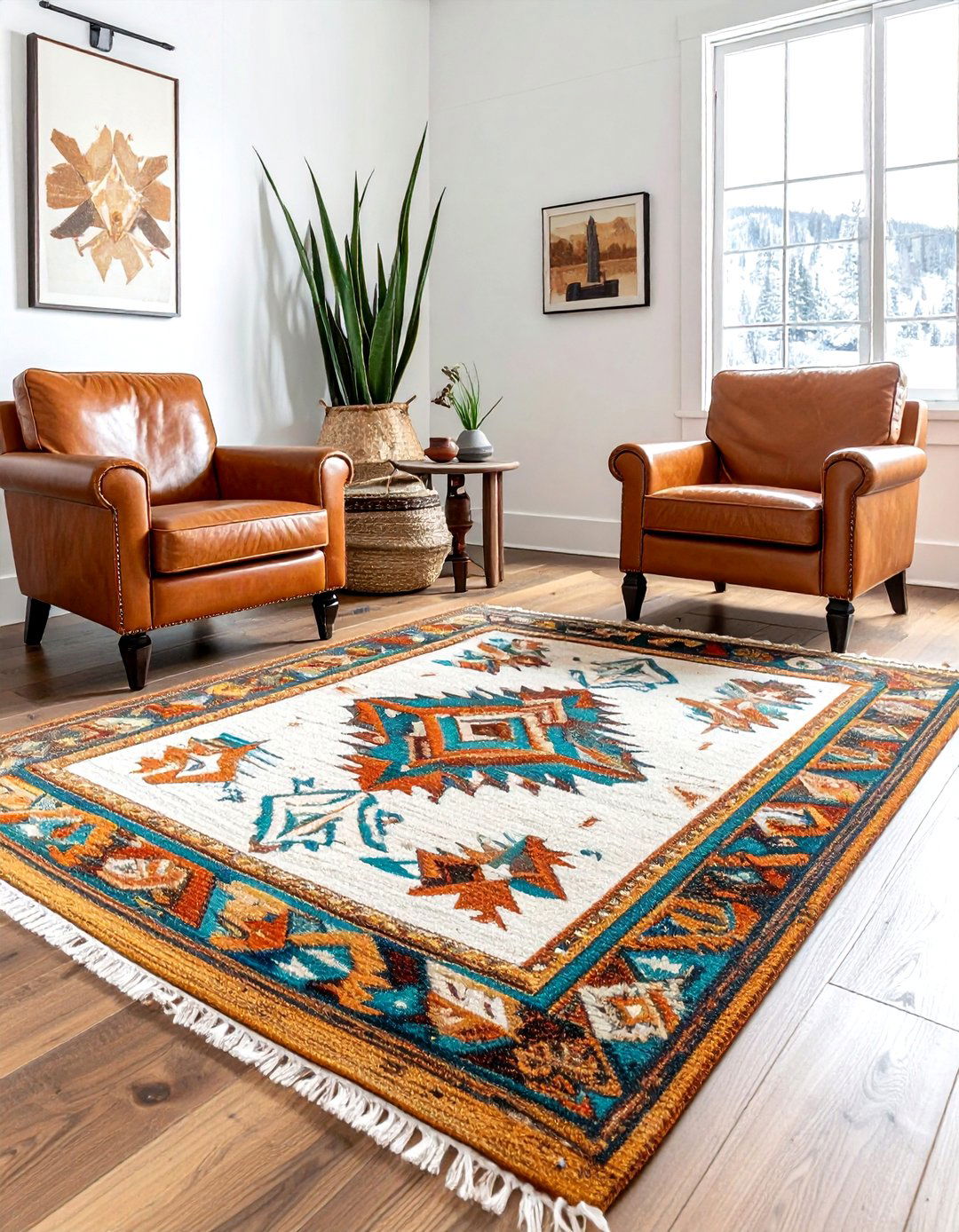 Southwestern vintage rug - 30 vintage rug ideas