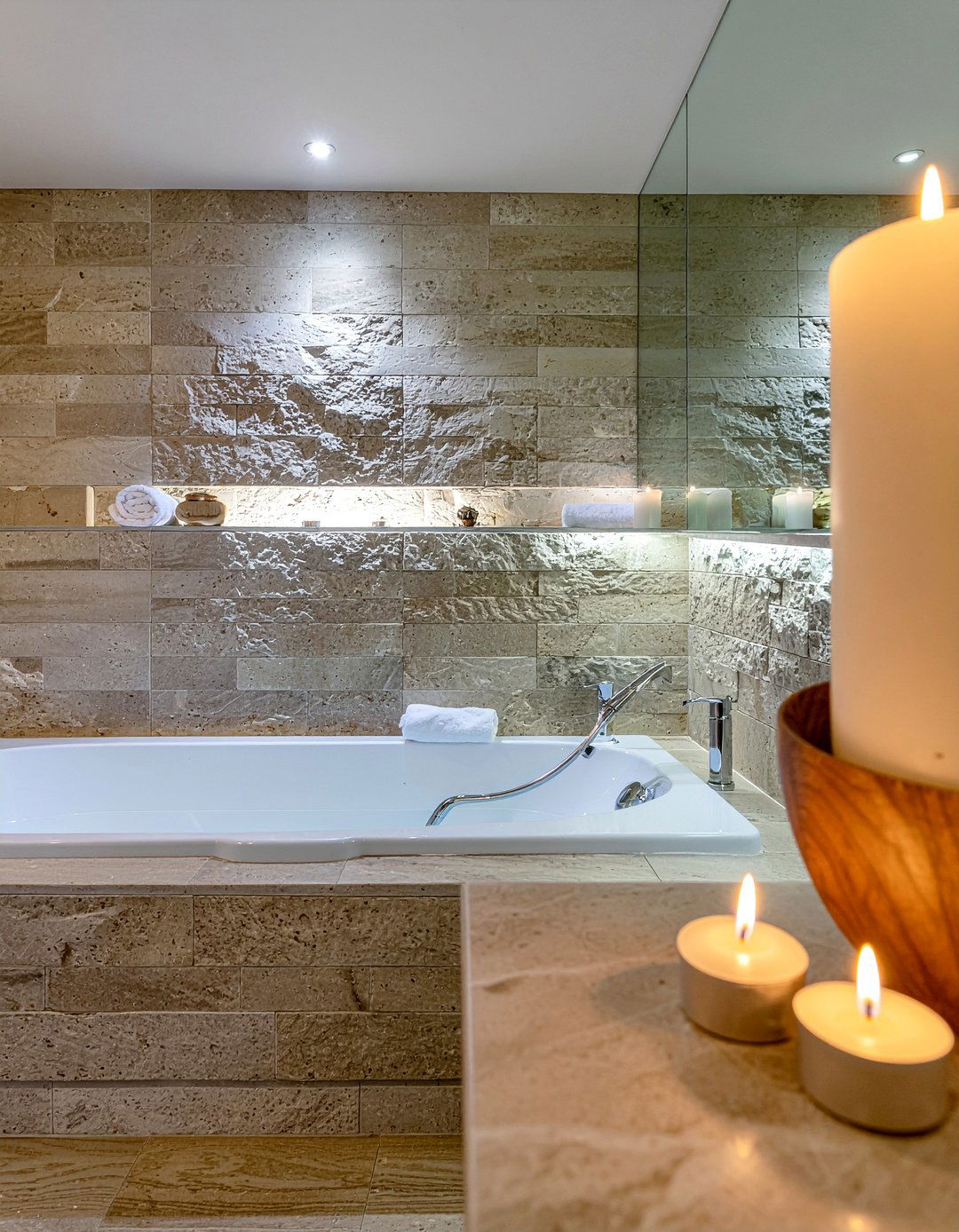 Spa Style Bathroom - 30 new build bathroom ideas