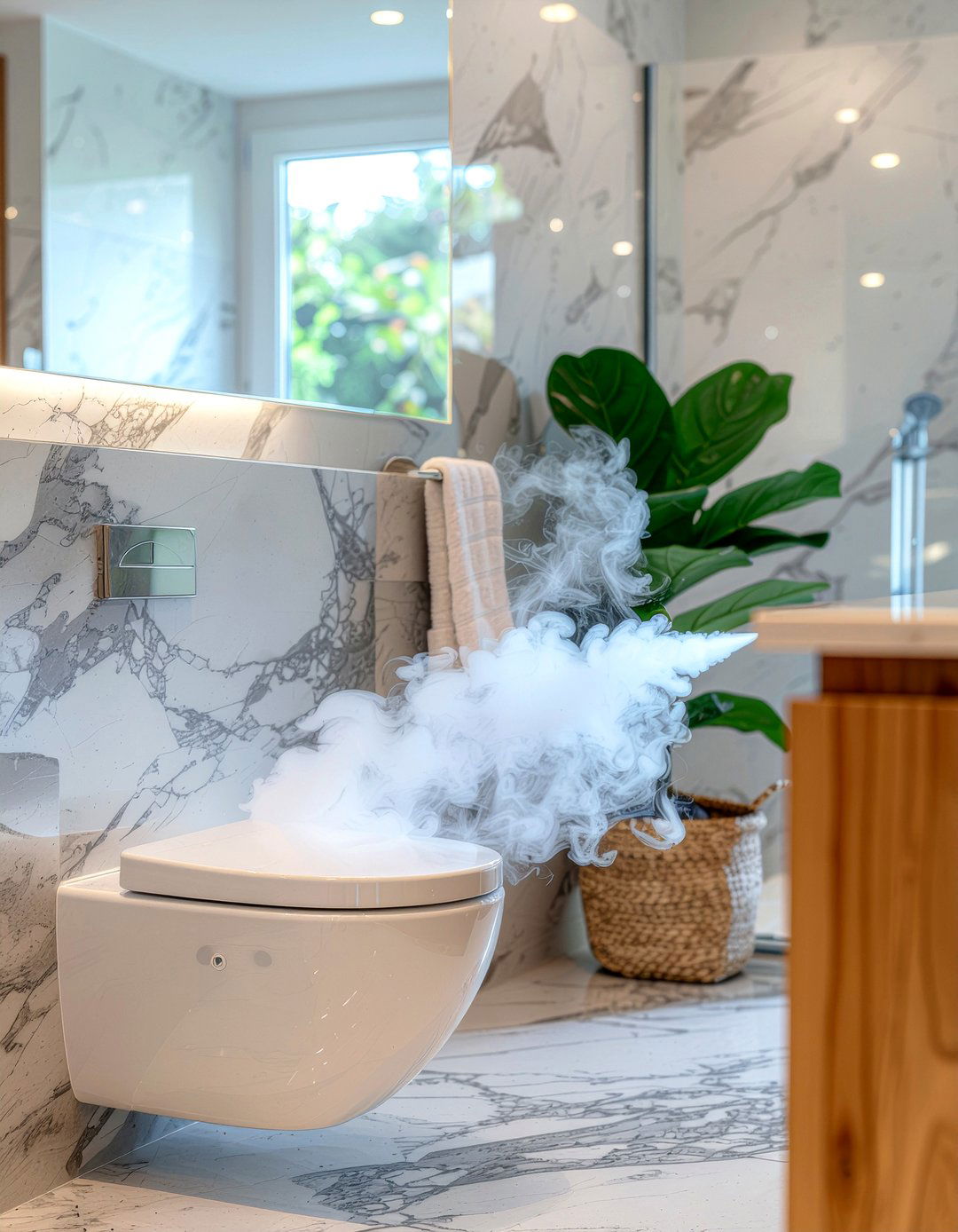Spa scent system - 30 bathroom entertainment ideas