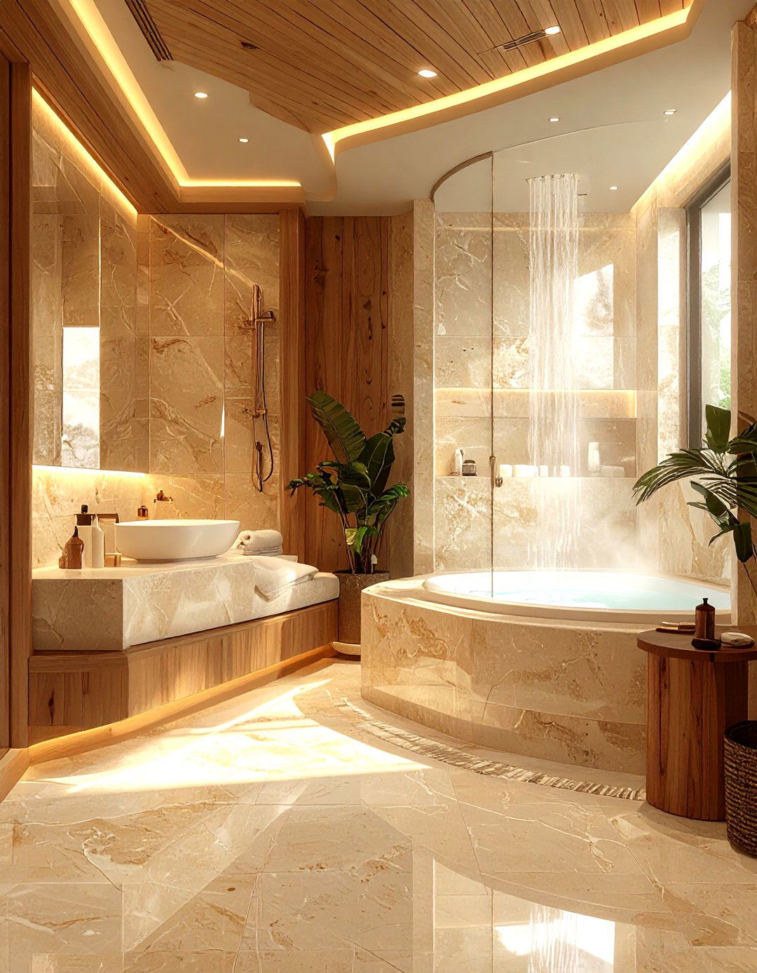 Spa style bathroom - 30 large bathroom ideas