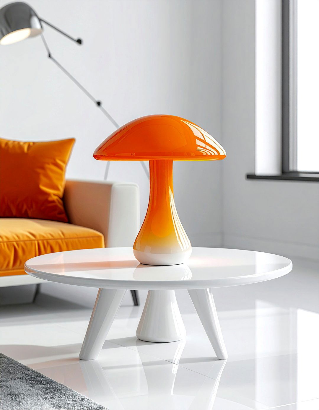 Space Age Mushroom Lamp - 30 vintage lamp ideas