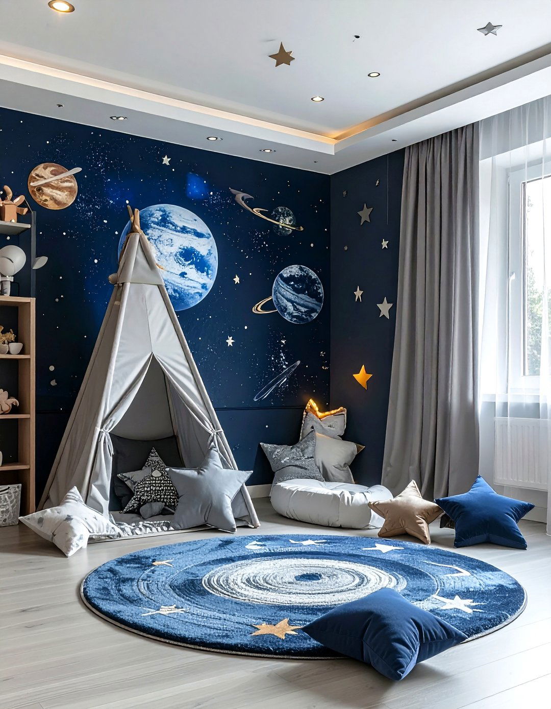 Space theme playroom - 30 playroom decor ideas