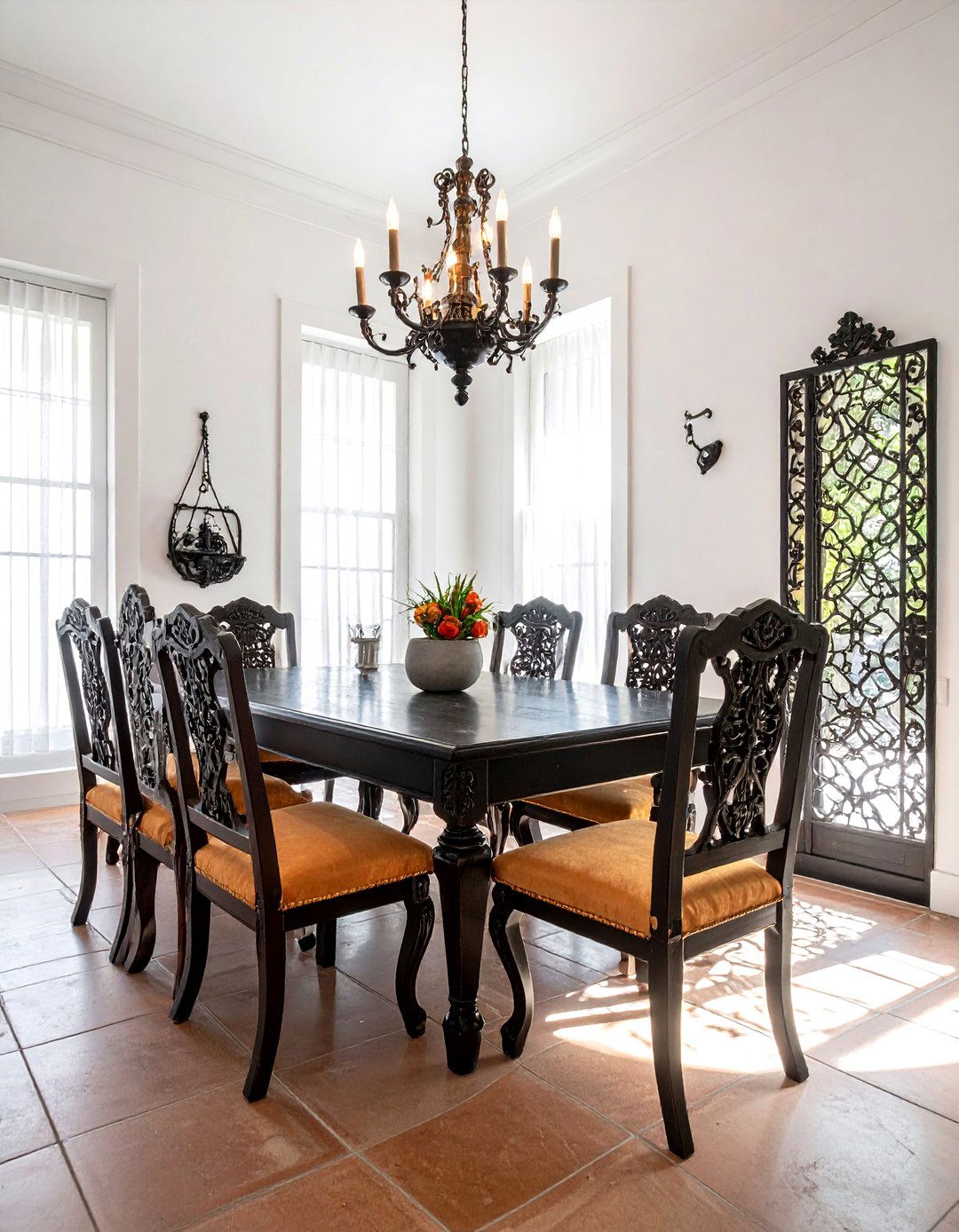 Spanish Colonial Style - 30 Southwestern dining room ideas