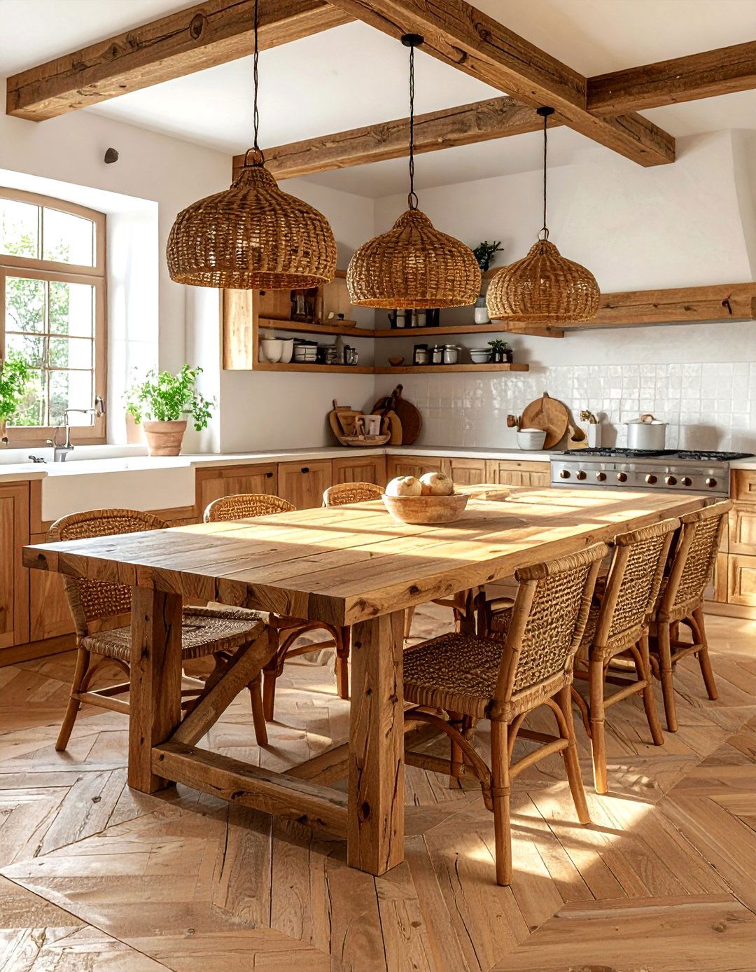 Spanish Farmhouse Kitchen Table - 30 Spanish kitchen ideas