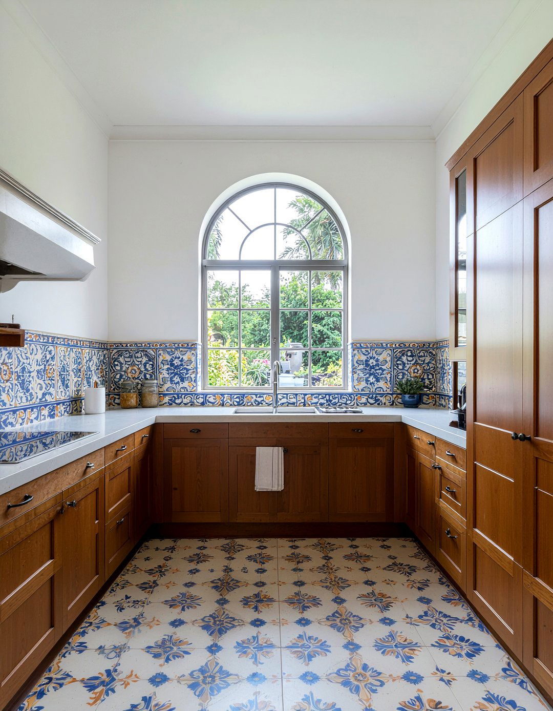 Spanish Style Cement Tile - 30 cement tile kitchen backsplash ideas