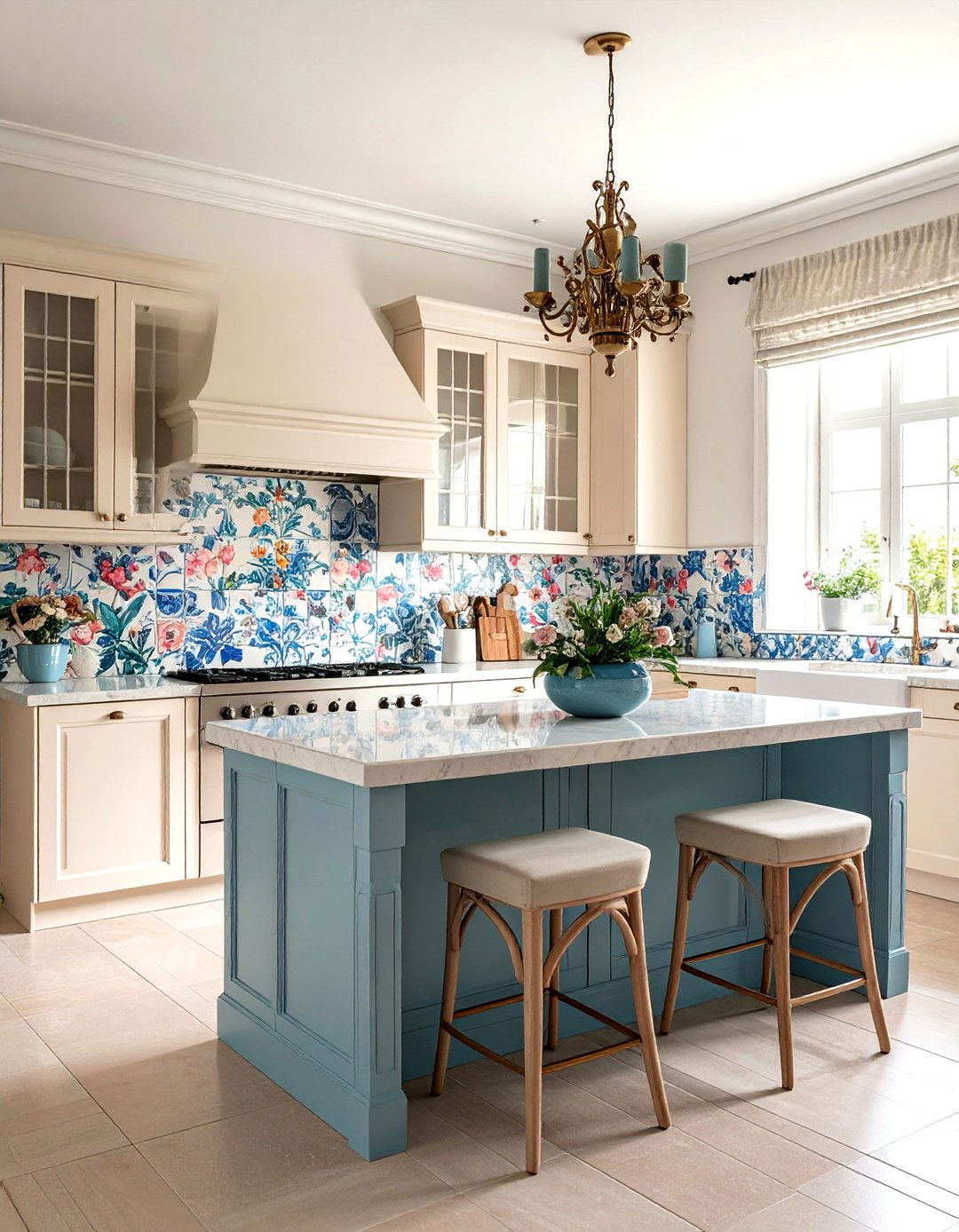 Spanish floral tile patterns - 30 Spanish tile kitchen backsplash ideas